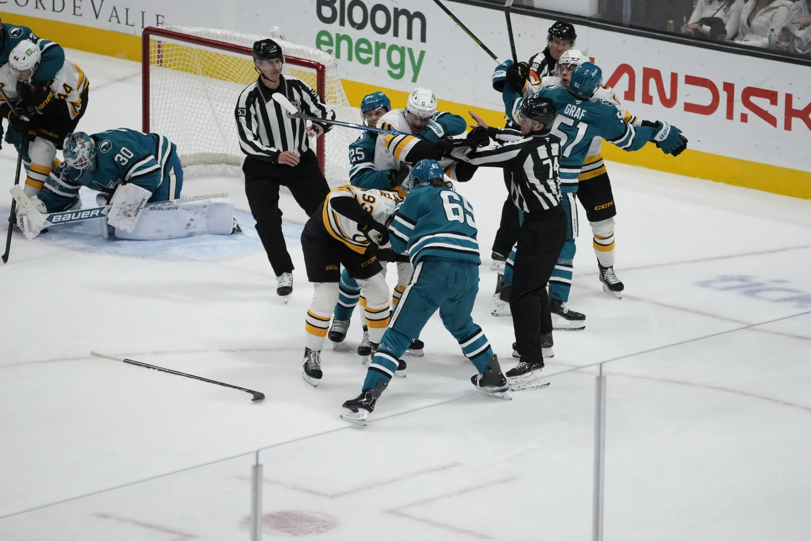 San Jose Sharks VS Boston Bruins