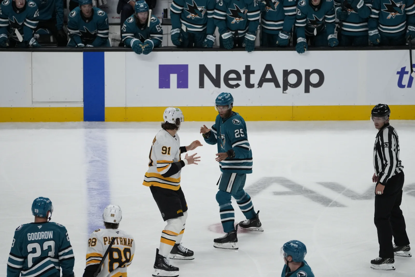 San Jose Sharks VS Boston Bruins