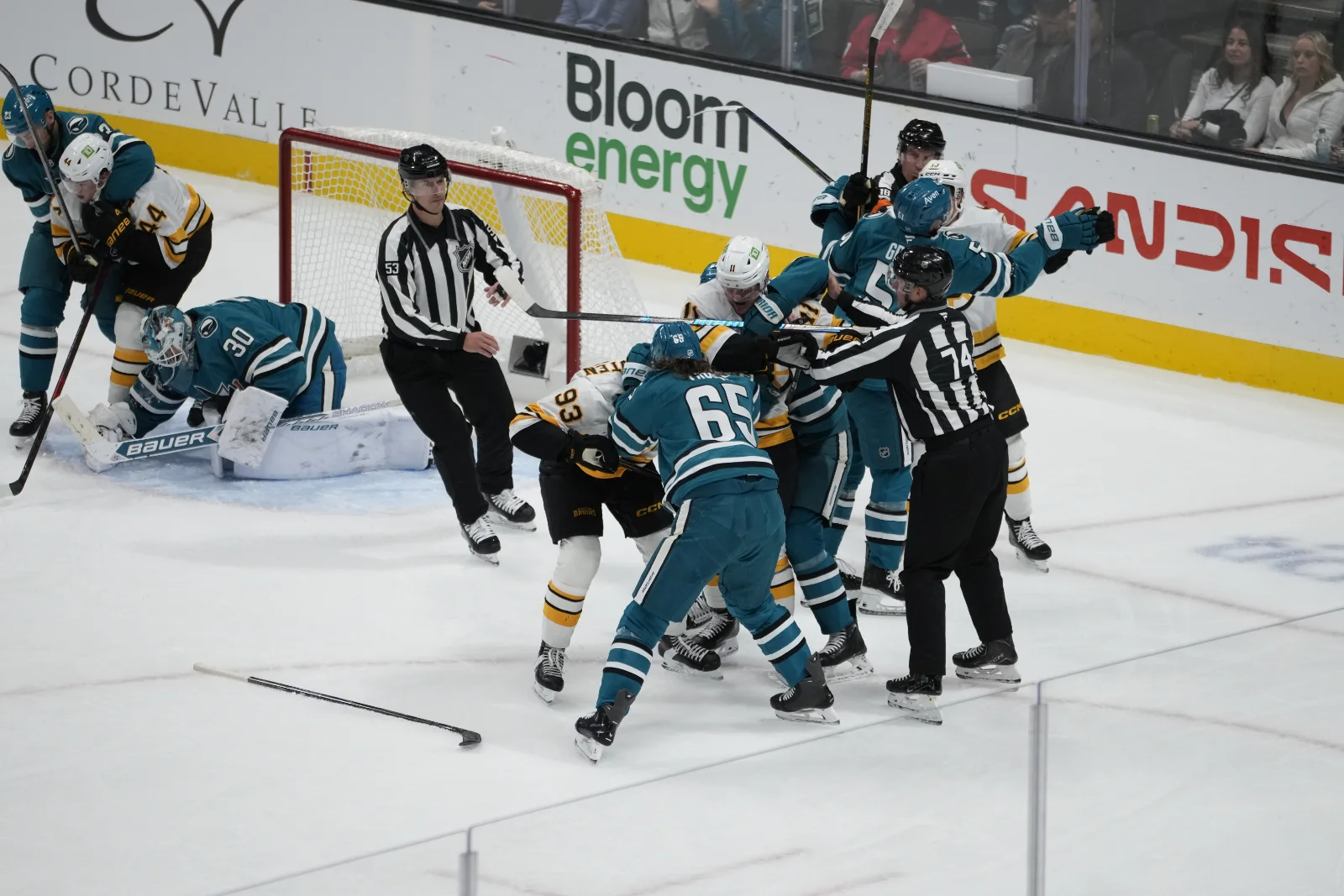 San Jose Sharks VS Boston Bruins