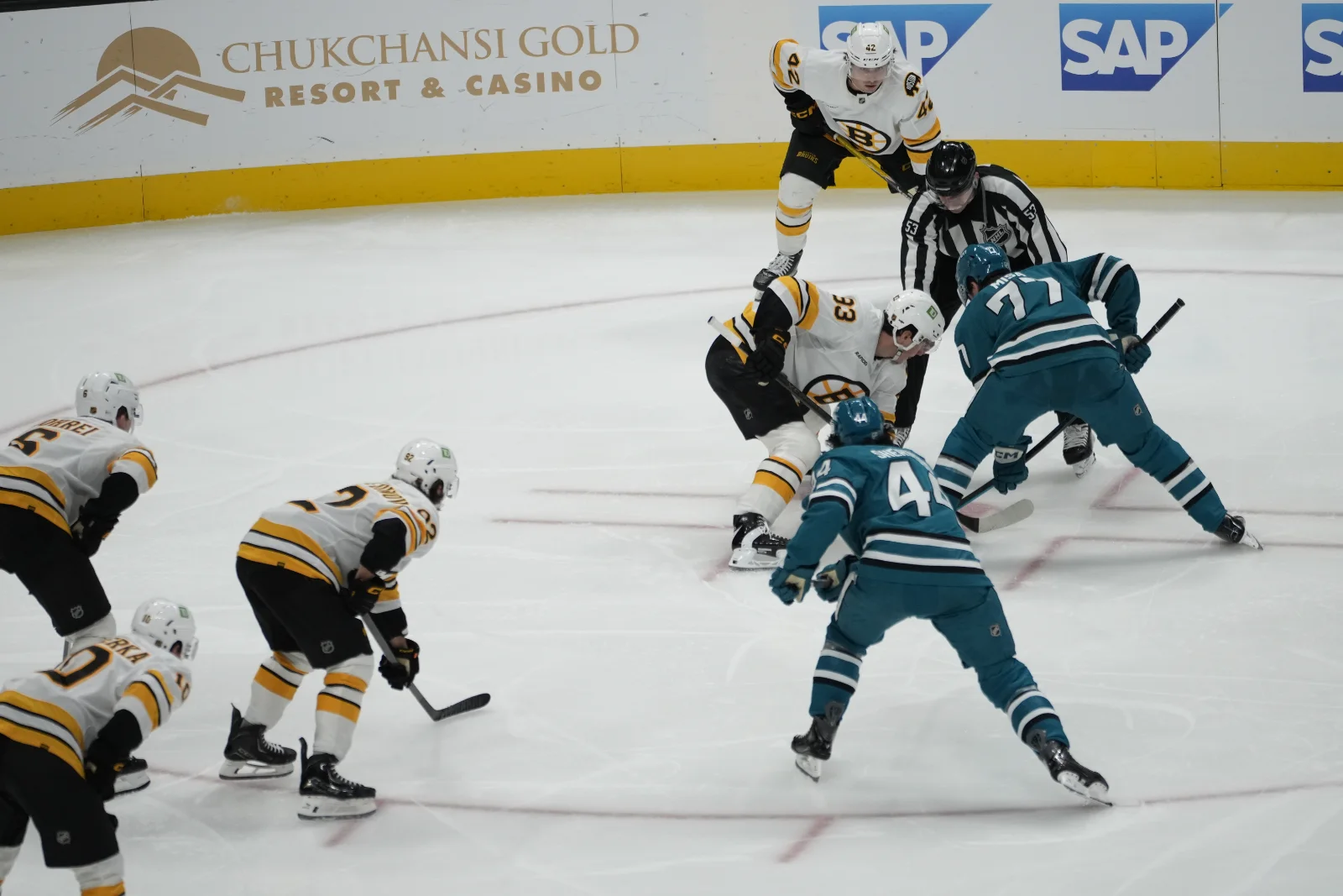 San Jose Sharks VS Boston Bruins